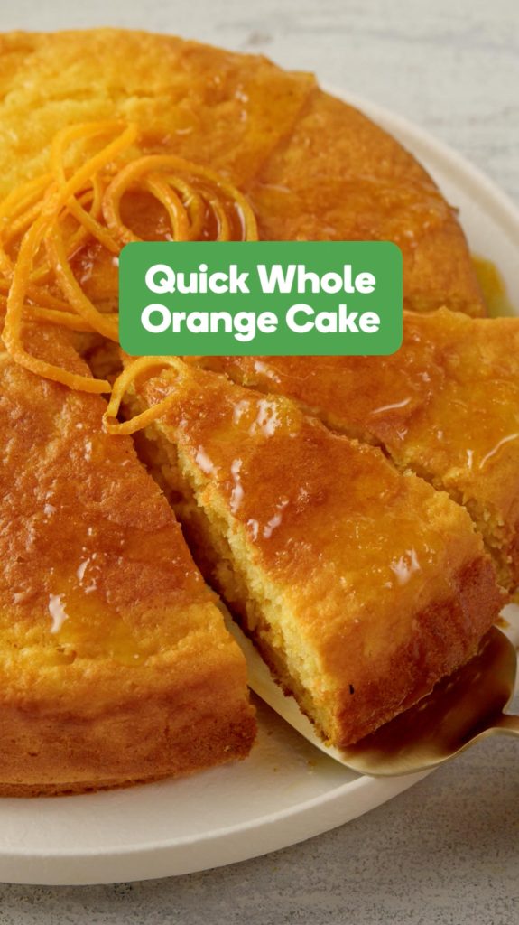 Quick Whole Orange Cake recipe from Countdown with Orange Zest